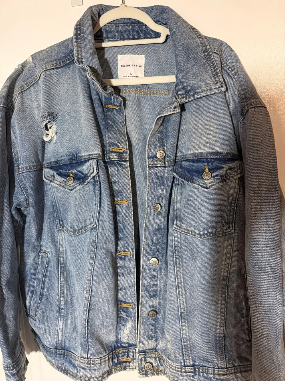 Classic Light Blue Denim Jacket - Women's